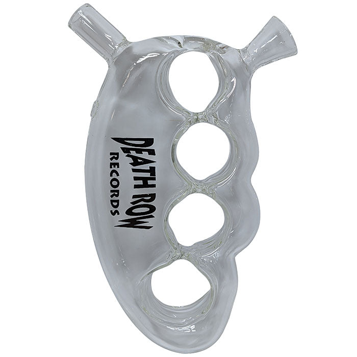 Death Row Records Snoop Dogg 6″ Knuckle Blunt Bubbler Clear