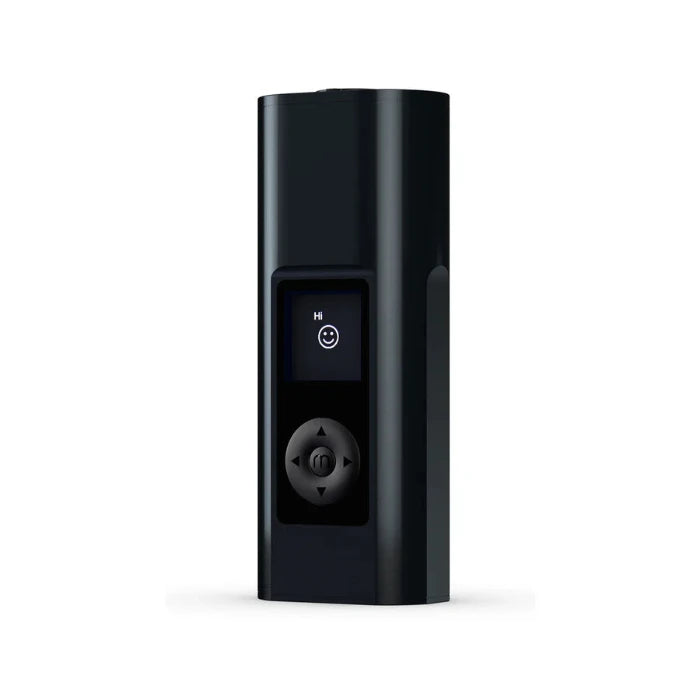 Solo 3.0 2.0 vaporizer by Arizer, Black, 3/4 left view.
