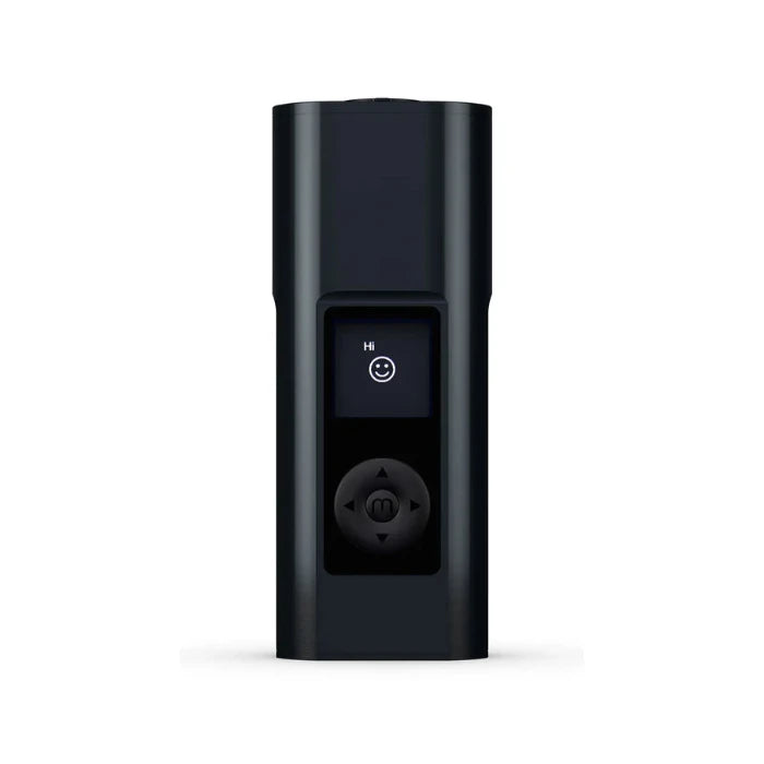 Arizer Solo 3 2.0 Intergallactic vaporizer standing upright with sleek aluminum body.