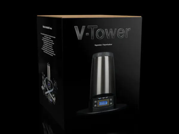 Arizer V-Tower Vaporizer box.