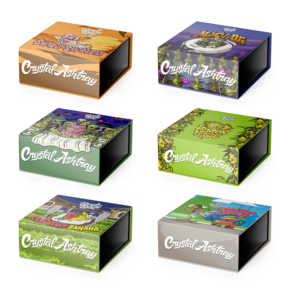 Best Buds Crystal Ashtray Lemon Haze, full collection of ashtrays from this series.