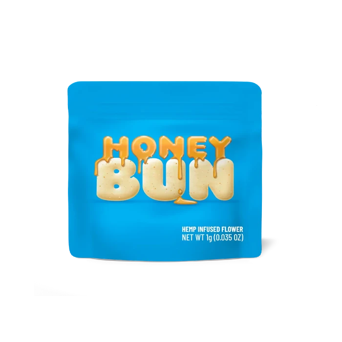 Cookies Honey Bun THC-O flower in doypack.