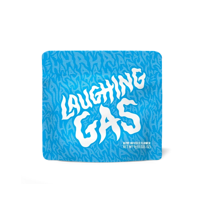 Cookies Laughing Gas THC-O flower in doypack.