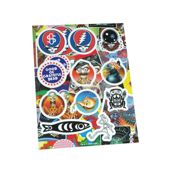 Grateful Dead - Legacy Patchwork X Stündenglass Gravity Hookah stickers.