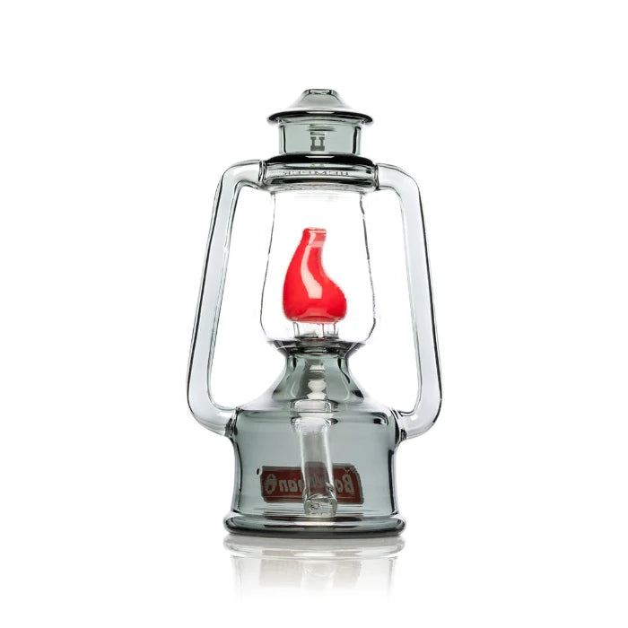 Hemper Bowlman Lantern Bong standing, back view.
