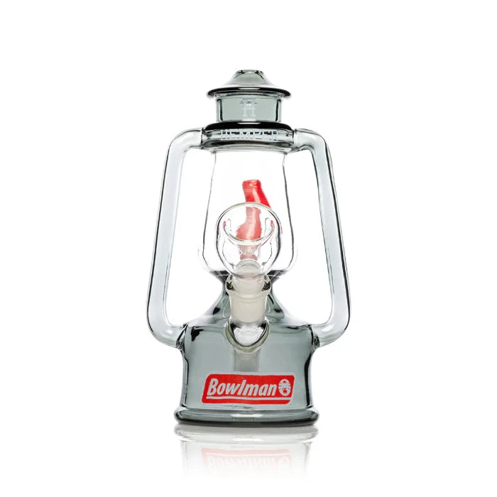 Hemper Bowlman Lantern Bong standing, front view.