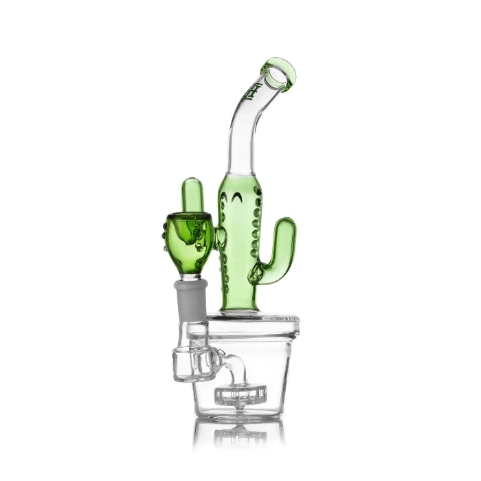 Hemper Cactus Jack Bong 7″ left three-quarter profile view.