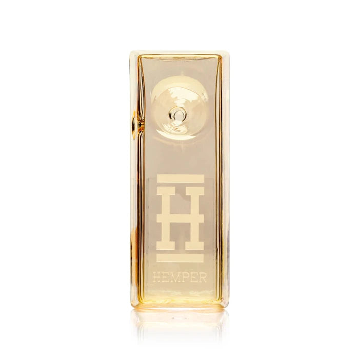 Hemper Gold Brick Pipe front view.