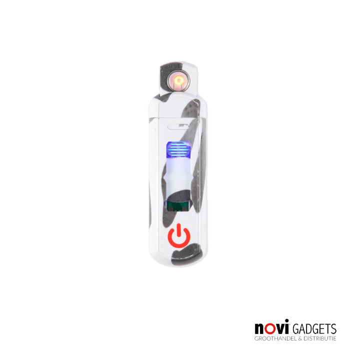 novi electric usb lighter cow in standing position.