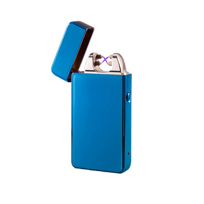 Novi Plasma Lighter Blue, standing position with plasma arc glowing.