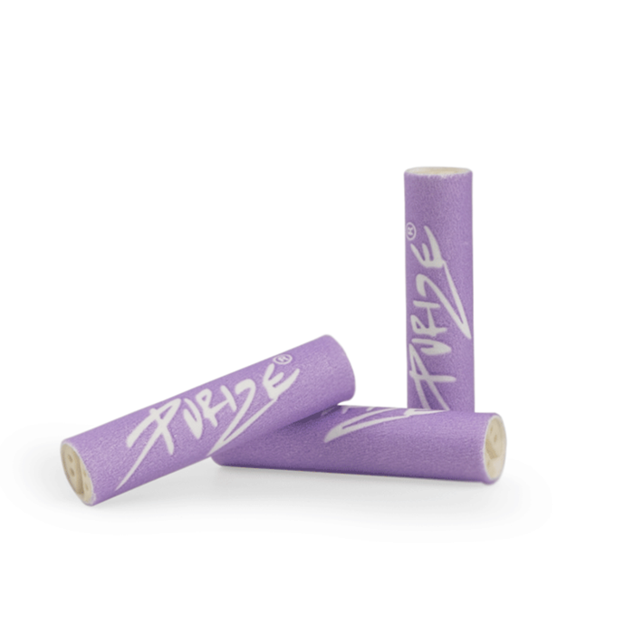 Close-up of Purize XTRA Slim 250 Lilac loose filter tips.