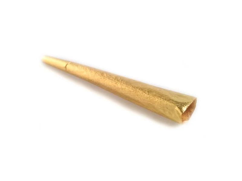 Shine 24K KS Gold rolled in cone, empty.