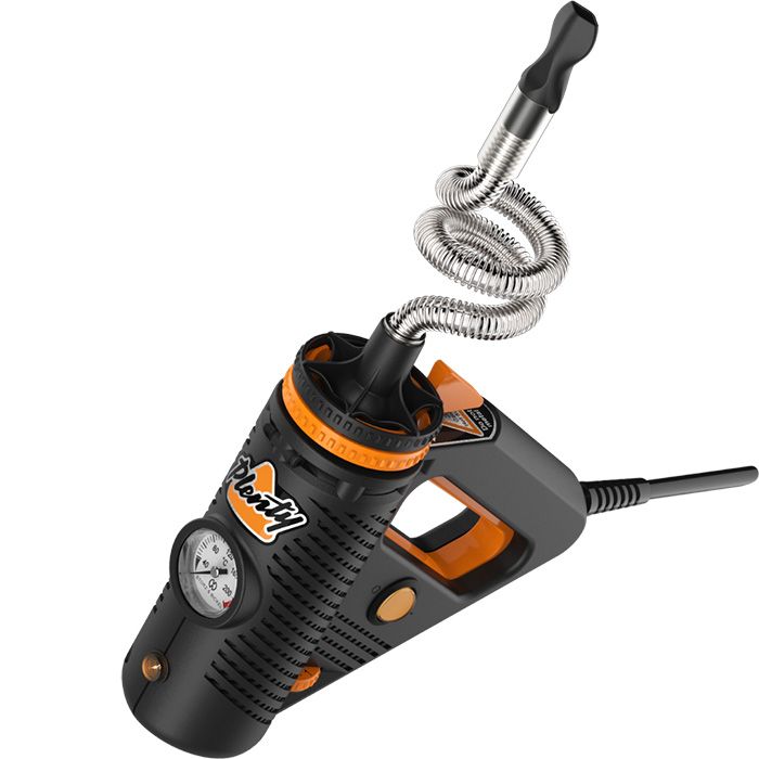 Storz & Bickel Plenty Vaporizer, slight angled view.