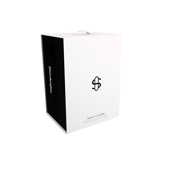 Stündenglass Gravity Hookah Black product box.