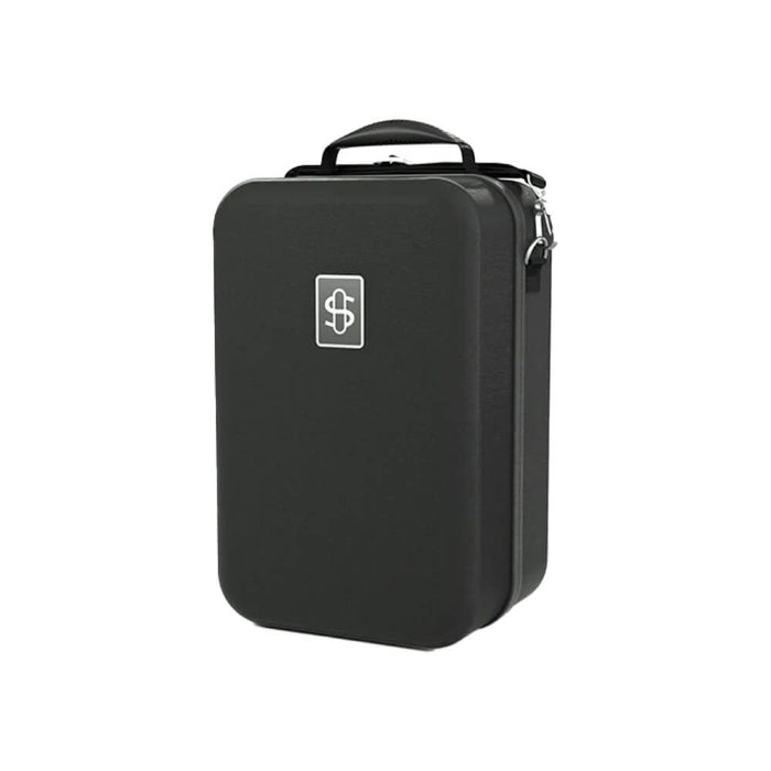 Stündenglass Kompact Gravity Hookah Black travel case.