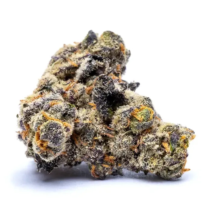 Close-up of TheGreenThingz Gushers CBD bud.