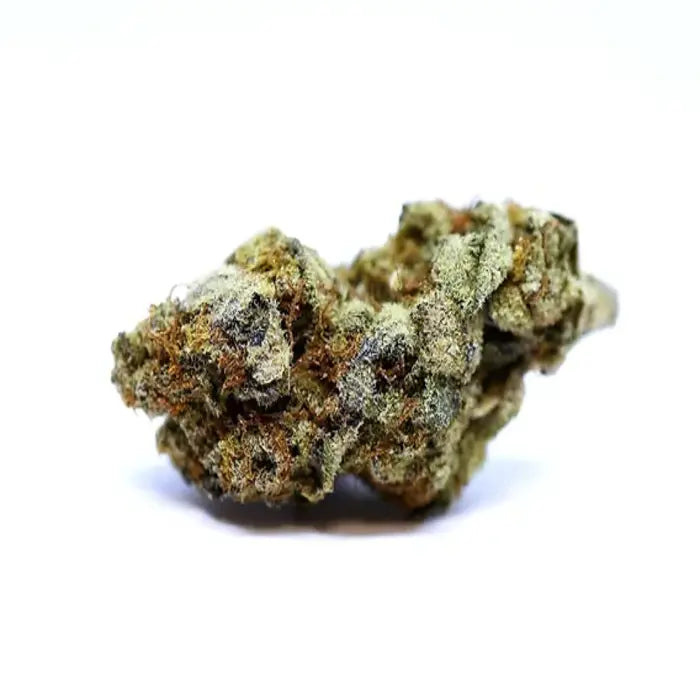 Close-up of TheGreenThingz Lemon Popperz CBD bud.