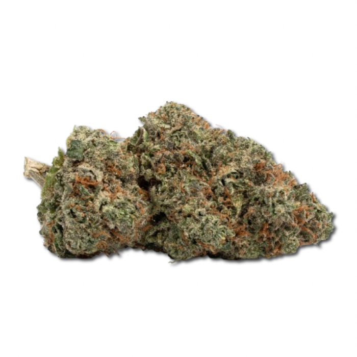 Close-up of TheGreenThingz Stropicana Cookies CBD bud.