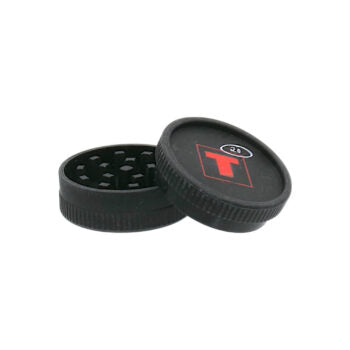 Tyson 2.0 Bio Grinder Mike Bite 2 Parts 53 mm fully opened, showing grinding teeth.