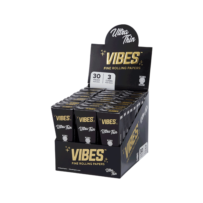 Vibes Cones Coffin King Size Ultra Thin display.