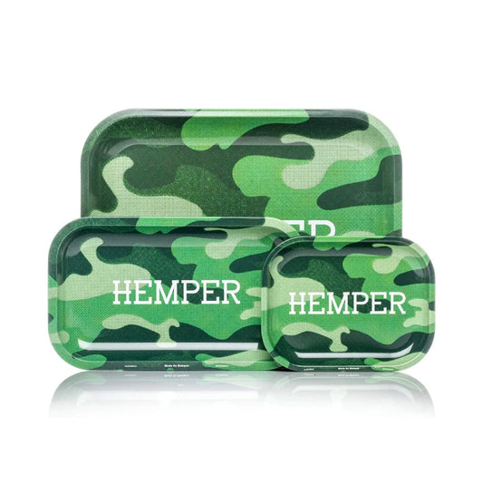 Hanf-Camouflage-Rolltablett