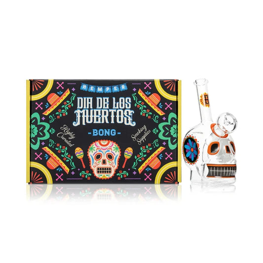 Hemper Dia De Los Muertos Totenkopfbong 6,1″