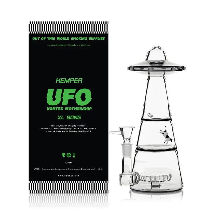 Hemper Vortex OVNI Vaisseau Mère Bong XL 10″