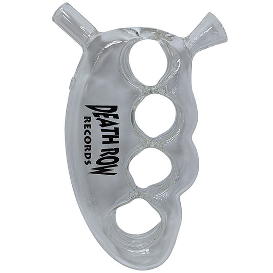 Death Row Records Snoop Dogg 6″ Knuckle Blunt Bubbler Clear