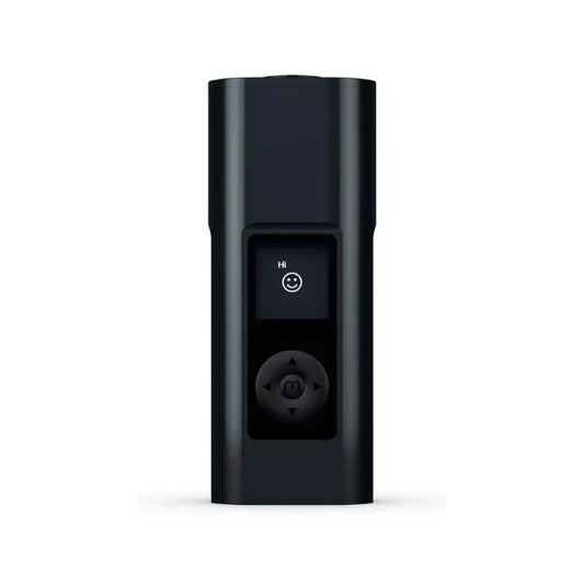 Arizer Solo 3 2.0 Intergallactic vaporizer standing upright with sleek aluminum body.