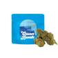 Cookies Ocean Beach THC-O flower in doypack with buds in front.