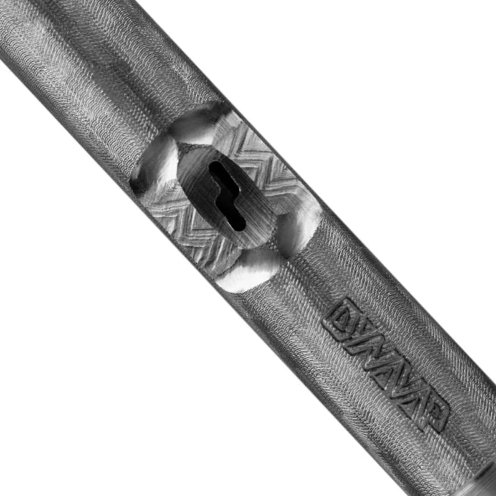 Close-up of Dynavap M 7 carb hole.