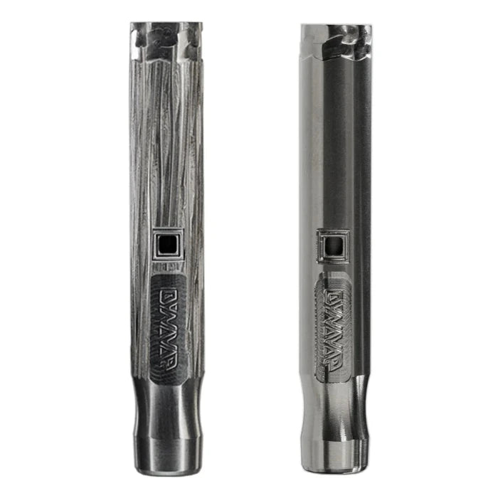Dynavap M Plus vaporizer showing two different midsections (stems).