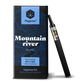 Happease Vaping Starter Kit 85% Cannabinoids Mountain River box and vaporizer, standing upright.