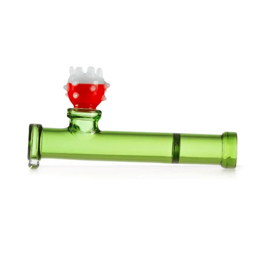 Hemper Gaming Flower Piranha Hand Pipe featuring a vibrant piranha-inspired design, ideal for gamers.