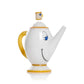 Hemper Tea Pot XL Bong 8″ right side view, showing elegant teapot shape with curved handle and spout.