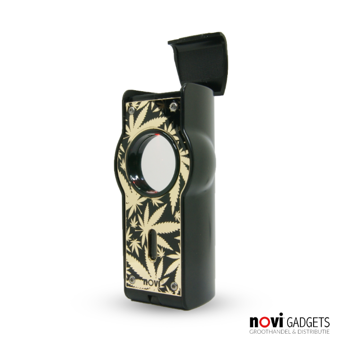 Novi Torch Supreme Lighter for weed, standing position.
