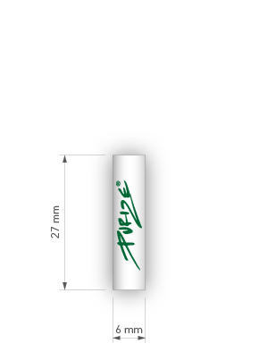 Visual of a Purize XTRA Slim 10 White filter with its dimensions displayed.