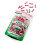 Purize XTRA Slim 250 Pink opened doypack with filter tips spilling out.