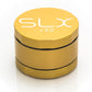 SLX 2.5 Aluminium Non-Sticky Grinder 50 mm Yellow standing upright.