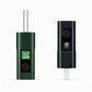 Arizer Solo 3 2.0 green vaporizer upright, black vaporizer upside down.