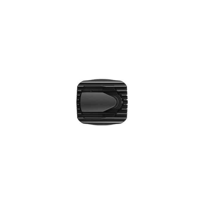 Storz & Bickel VEAZY Alluring Black vaporizer top view showing the mouthpiece.