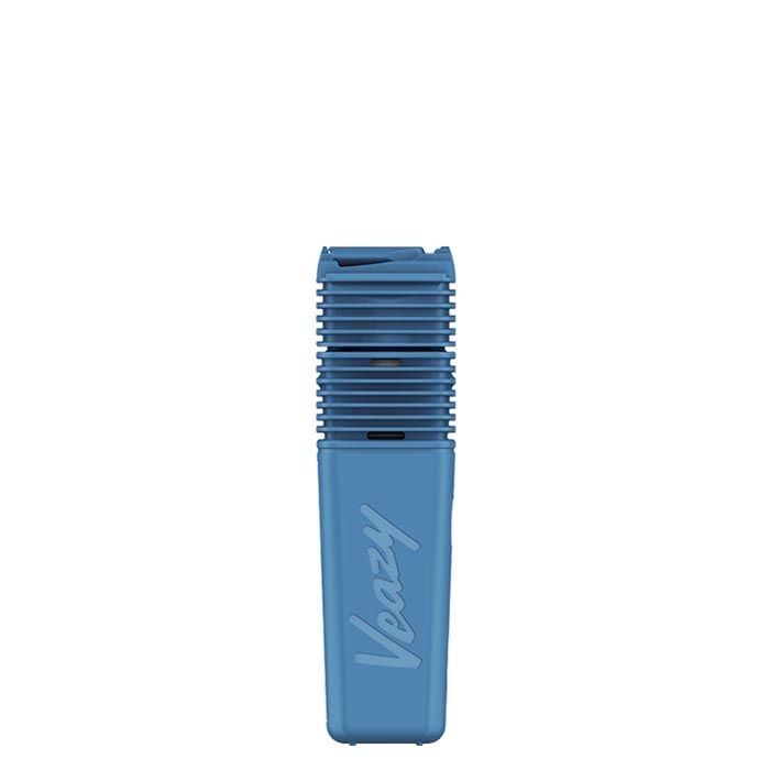 Storz & Bickel VEAZY Dynamic Blue vaporizer standing.