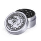 The Bulldog® Original Worldwide 2 Parts 40mm Metal Grinder, opened to show interior.