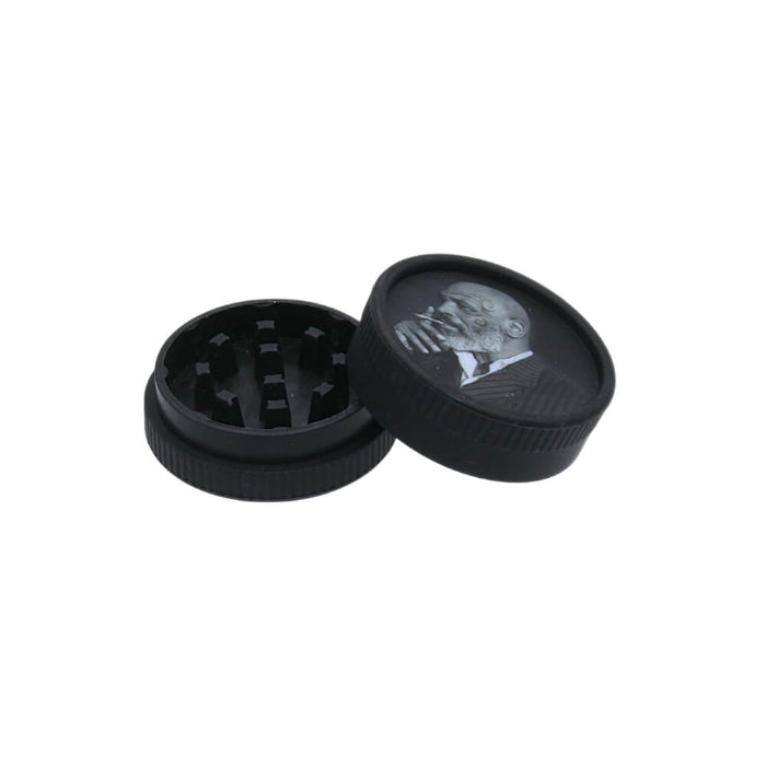Tyson 2.0 Bio Grinder Portrait 2 Parts 53 mm fully opened, showing grinding teeth.