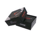 Open box of Tyson 2.0 metal grinder tyson amsterdam 2 parts 54 mm, with grinder inside.