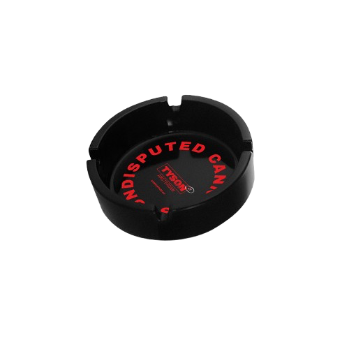 Tyson 2.0 Undisputed Ashtray with bold design and Tyson 2.0 branding.
