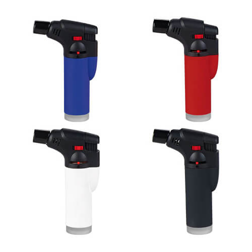 Unilite Tokyo Torch Lighter 4 versions standing: blue, red, white, and black.