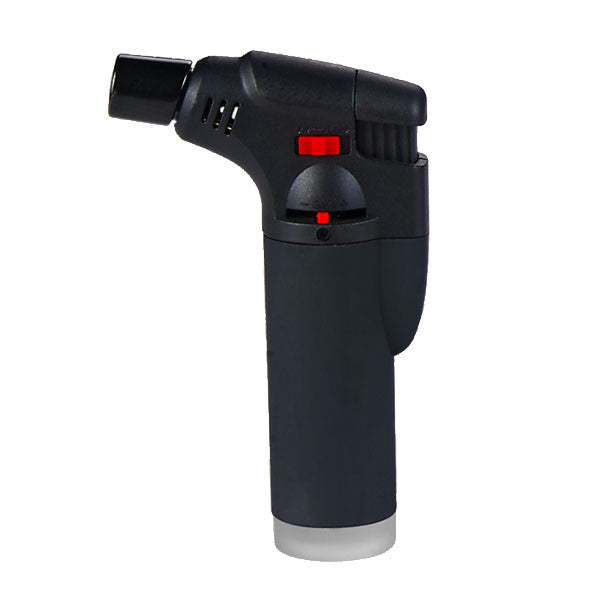 Unilite Tokyo Torch Lighter Black, standing.