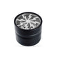 Close-up of Thorinder Mini Grey grinder, standing upright.